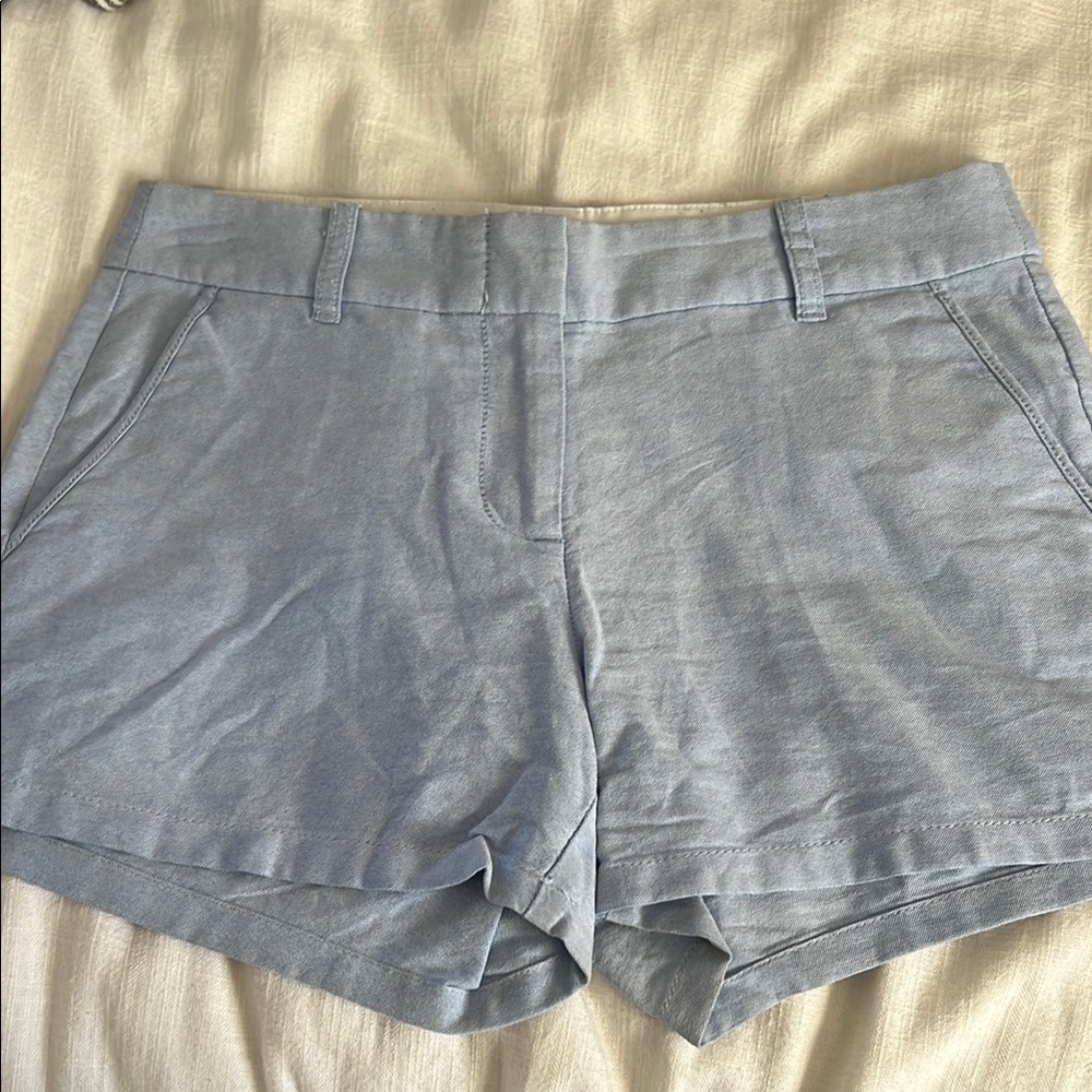 J Crew 3.5” Classic Blue Tailored Shorts